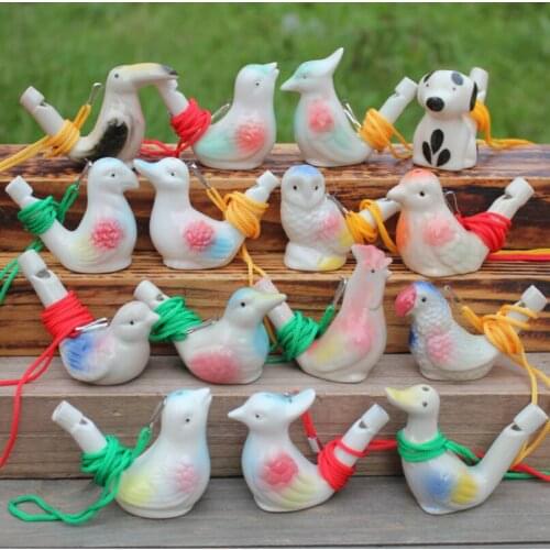 New arrival water bird whistle clay bird ceramic Glazed bird whistle-peacock Birds Free Shipping LX4011