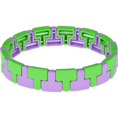 JBL0012 2020 Bohemian Geometric Bracelets friendship trapezoid shape Stackable Bracelet multicolor Pulseira Fashion Gift jewelry