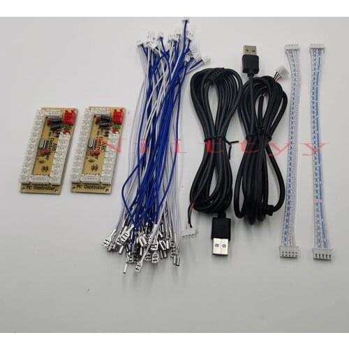 20pcs /lots Zero Delay Arcade DIY KIT PC USB ENCODER JOYSTICK for 4way and 8way ZIPPY JOYSTICK & Arcade BUTTON