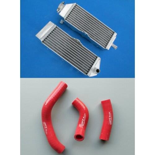Aluminum Radiator and Silicone Hose FOR Suzuki RM250 RMX250 RMX250X R/S/T 1989 1990 RM/RMX 250 89 90 FOR RMX250 1990 only