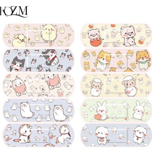 120pcs/set Band-aid Pattern Adhesive Plaster Bandage Breathable Waterproof Stick