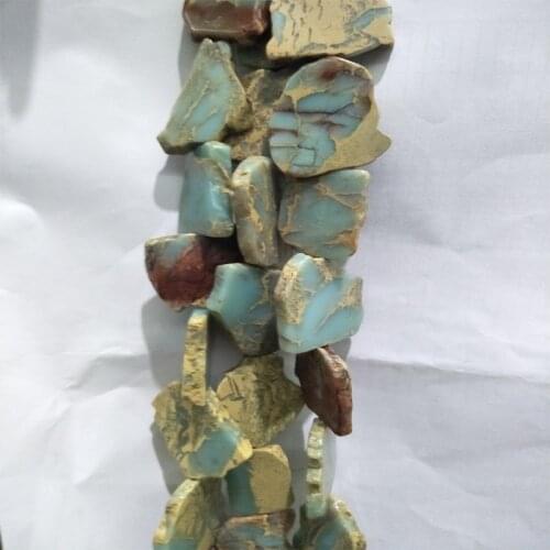 Natural Emperor Stone Freeform Size Nugget Gem Stone Beads Sea Sediment Imperial Jaspers Stone Beads For Chunky Slabs Necklace