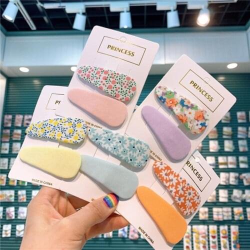 Korea New Childrens Hair Clip Baby Solid Color Hair Clip Sweet Hairpins Fashion Hair Accessories Hair Pin For Girls Headwear