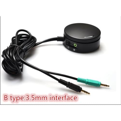 NEW FW01 Computer speaker volume big / small regulator controller AUX Audio line interface