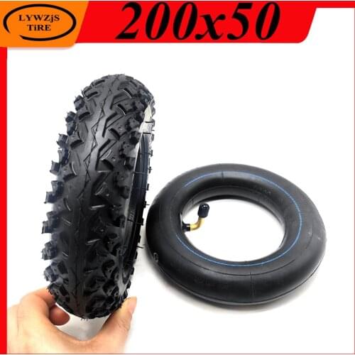 8 inch Anti-skid Tire 200x50 Off Road Outer Tyre Inner Tube for Mini Electric Scooter High Quality Wear Resistant Pneumatic Tire