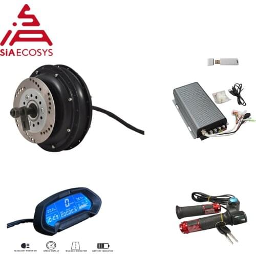 QS Motor 3000W 205 V3 200mm dropout high power electric bicycle motor with sabvoton SVMC72150 controller e-bike BLDC motor kits