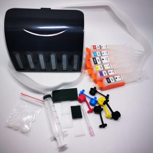 CISS Ink Cartridge PGI-480XL PGI-480 CLI-481 For Canon PIXMA TS704/TR7540/TR8540/TS6140/TS8140/TS9140