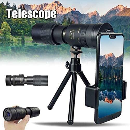 Lightweight And Portable Small Light Night Vision Monocular 4K 10-300X40mm Super Telephoto Zoom Monocular Telescope Portable