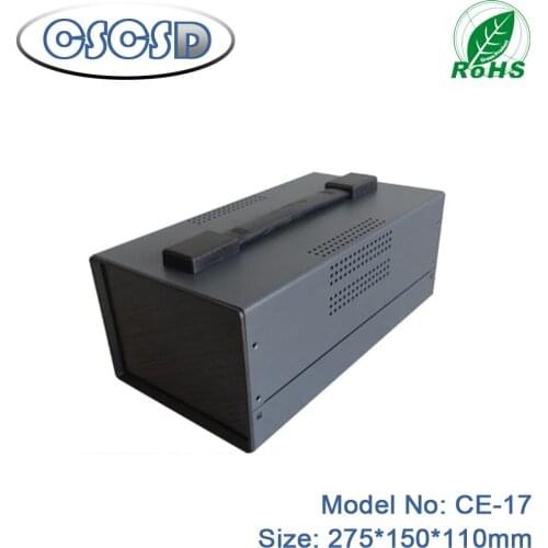 1pcs/lot 275*150*110mm CSCSD project box with handle outdoor distribution cabinet electrical panel boxes metal aluminum pcb box