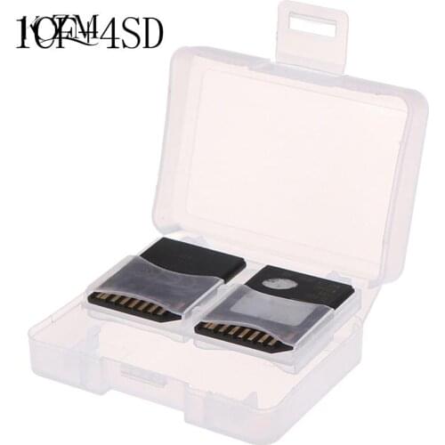 1pc Plastic CF/ SD TF Card Storage Box Protector Holder Hard Case Potable CF Carrying Memory Card Case Holder 1CF+4SD New Tools
