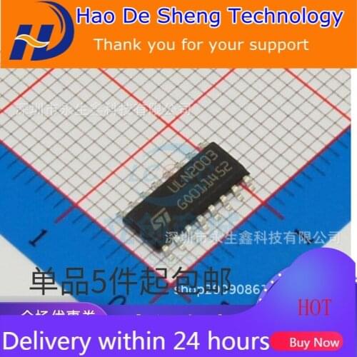 10PCS/LOT ULN2003D1013TR ULN2003 SOP-16 ST New Original In Stock