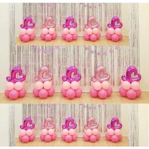 13pcs/set 18" Heart Road Lead Balloons Foil Wedding Baby Birthday New Year Party Balloons Event DIY Decor Celebration Souvenirs