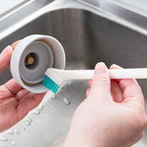 2pcs/set Narrow Brush Long Handle Portable Baby Milk Bottle Gap Cleaning Brushes