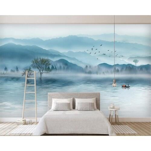 Beibehang Large Custom Murals Wallpaper For Walls atmosphere Artistic landscape painting Photo Background wall 3d wallpaper