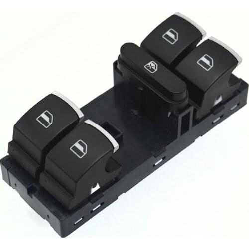 Car ABS Front Left Driver Side Electric Power Window Master Switch for VW Golf MK5 MK6 Tiguan Touran Jetta Passat 5K4959857