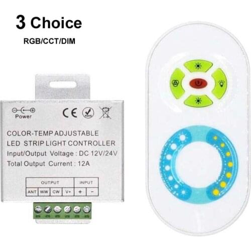 Touch Switch RF Control Led Dimmer 12v 24v Cct Rgb Led Controller Dimmer for Leds Plastic Led 12v Brightness Controller