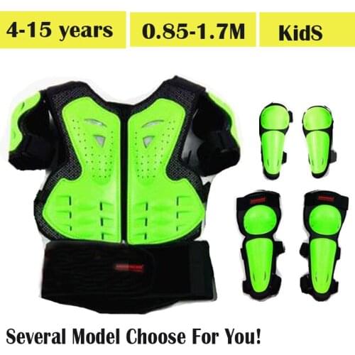 For 4-15 years Child Kids body armor Motocross Vest Chest Spine Guard Baby Riding Horseback Waistcoat Balancing knee pad KL