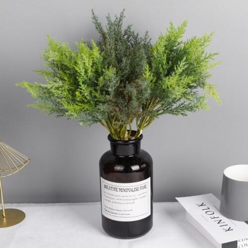 Artificial Flower Christmas Tree Decoration Artificial Plant Pine Tree Hanging Frost Home Decoration Leaves Artificial Flower