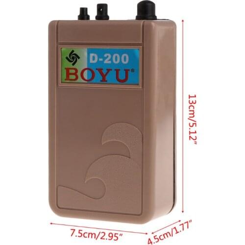 Aquarium Oxygen Pump Portable Outdoor Air Pump Dry Battery Professional Emergency Fish Tank Equipment Supplies Devices