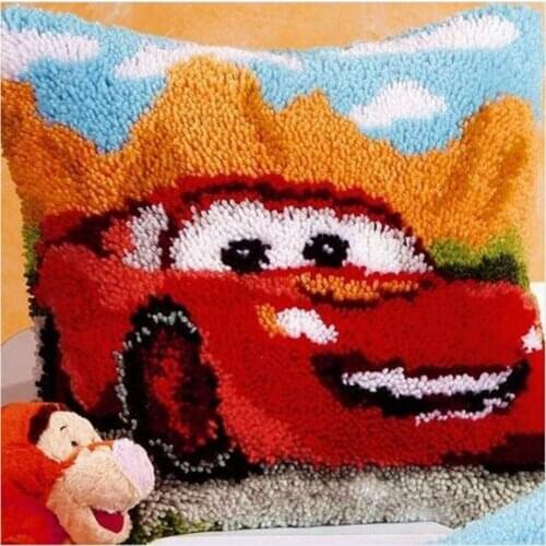 Carpet embroidery cushions cross stitch pillow tapestry kits latch hook kits embroidery pillow do it yourself diy rugs for child