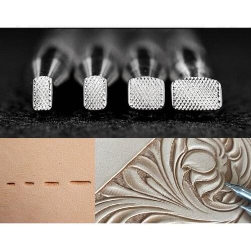 Leather Embossing Tools Stamping Leathercraft Punch Carving Working logo stainless steel material edge knocking tool
