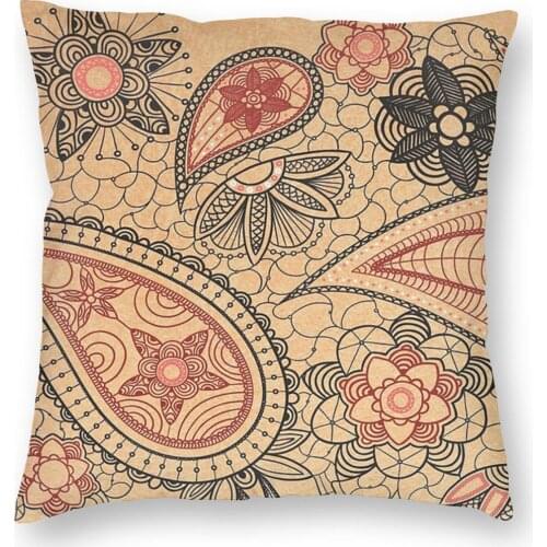 Lace Flowers Skin Pillow Cover Decoration Pattern Texture Cushions Throw Pillow for Sofa Polyester Double-sided Printing Vintage