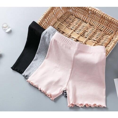 Summer Girls Shorts Candy Color Girls Safty Shorts Pant Kids Beach Pants Shorts Kids Trousers Childrens Pants 2-10 Year