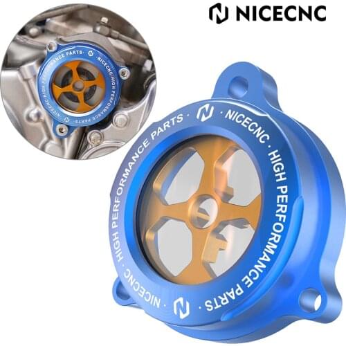 NICECNC ATV Engine Oil Filter Clear Cover For Yamaha Raptor 700 YFM700 2013 2015-2019 YFM700R 2014 700R YFM700R 2009 2011-2019