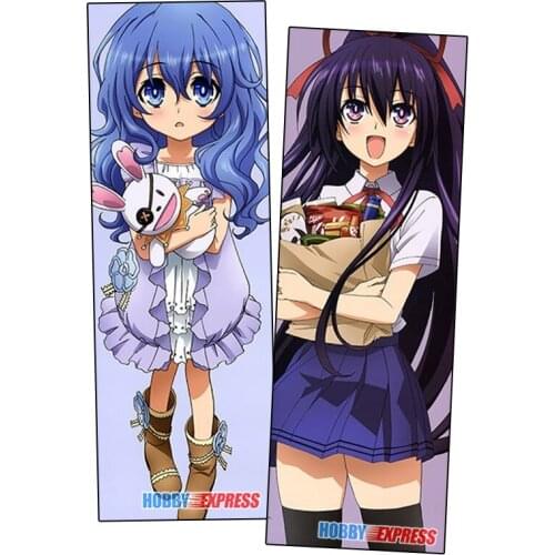 Hobby Express Anime Dakimakura Japanese Otaku Waifu Hugging Body Pillow Cover Tohka Yatogami YoshinoHimekawa Date A Live YCDS246