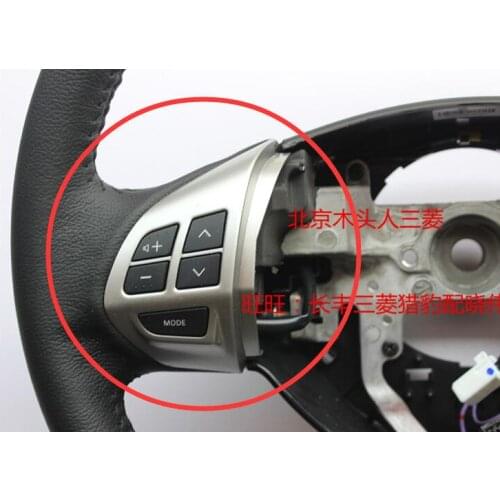 Genuine original high quality audio on the steering wheel and control channel button for Mitsubishi asx car styling
