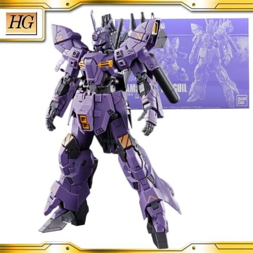 BANDAI GUNDAM HGUC HG 1/144 AMS-123X VARGUIL Gundam model kids assembled Robot Anime action figure toys