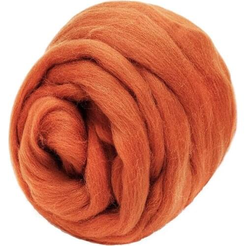 LMDZ Wool Felting Supplies, 100% Pure Wool, Chunky Yarn, Spinning Wool Roving for Needle Felting Wet Felting DIY Hand Spinning