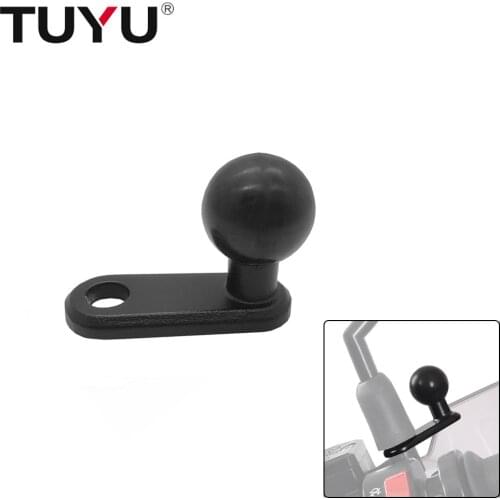 TUYU L Shape Aluminum Base Holder Ball Head Rearview Mirror RAM Mount for Motorcycle Bicycle Camera Bracket for Insta360 GoPro