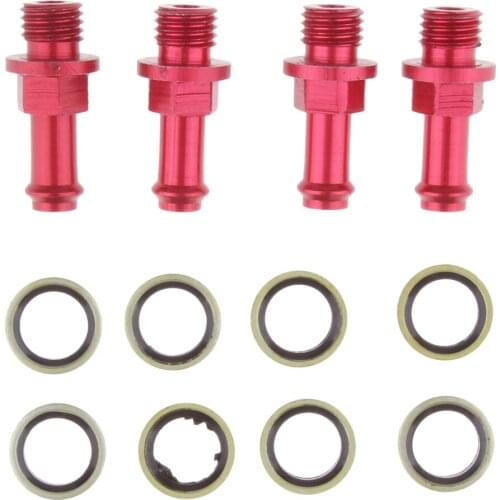 Universal Motorcycle 4mm Brake/Clutch Line Tube Transfer Screws Connector Assembly