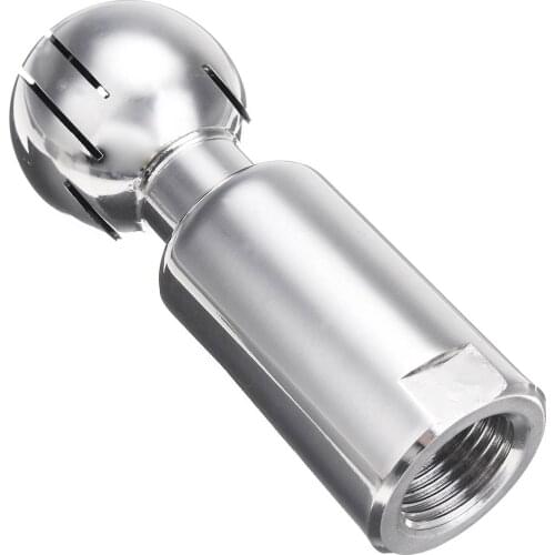 360 Degree 1/2 Inch Stainleess Rotary Spray Ball Sanitary Female Thread CIP Tank Cleaning Head Coverage Wash Fitting