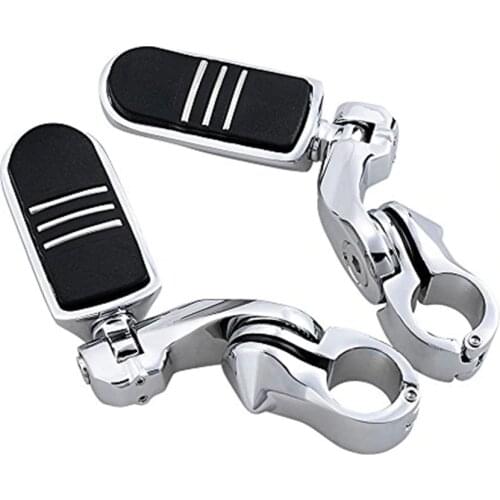1 Pair 32MM Motorcycle Engine Guard Highway Foot Pegs Footpeg Kit for Harley-Davidson