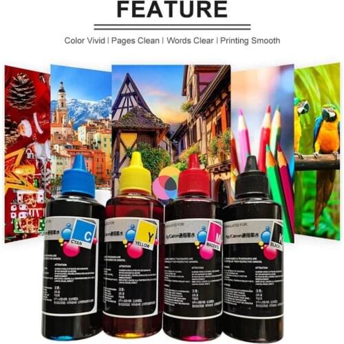 1PC 100ml Color Ink Cartridge Refill Replacement Kit For HP DJ 2130 2132& Ts3380 TS3180 Series Printers