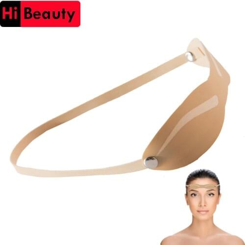 10PCS 3D Rubber Fake Eyebrow Straps Practice Skin With Latex Band Headbands For Permanent Makeup Learning Training Beginners