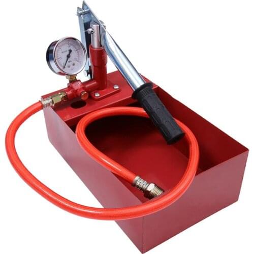 25KG Copper Water Pressure Test Pump Hand Pump Test Tool Hydraulic Testing Tool (Pipe Random Color)
