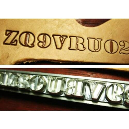 26 capital letters + 0-9 Arabic numerals Hand-work carving punches stamp craft with leather carving tools