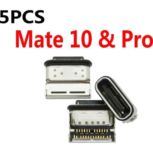 5PCS New Micro USB Plug Charging Port Connector Socket For Huawei Mate 10 / Mate 10 Pro
