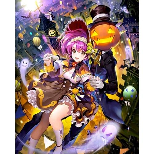 New 5D DIY Full Square/round Diamond Painting Halloween Gift 3D Cross Stitch Rhinestone Embroidery Home Decoration Painting k1