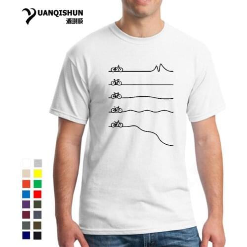 2020 Biker Cyclinger Bicycle Funny T Shirts Fashion 16 Colors Men Summer Cotton Short Sleeve O Neck Streetwear T-shirt Harajuku