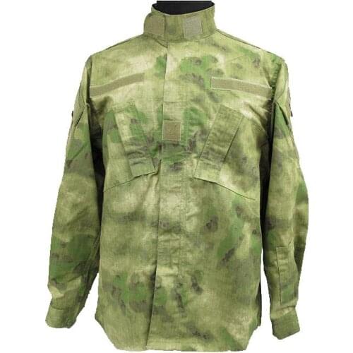 US Army A-TACS FG Camo ACU style Uniform Set Tactical Combat Uniform set For Tactical Gear