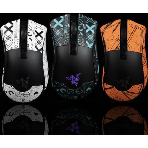 BTL DIY Handmade Non Slip Mouse Lizard Skin Stickers Skates Suck Sweat for Razer DeathAdder V2 PRO Wireless Without Mouse