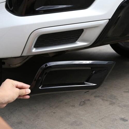 For Land Rover Discovery Sport 2019-2020 Car styling ABS Black Exhaust Tail Pipe Trim Cover Stickers Car decoration Accessories