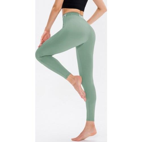 New Womens Sport Pants Yoga Seamless High Waist Leggings Elastic Training Push Up Sweat Tights Casual Scrunch Gym Run Clothing