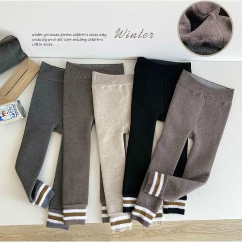 Baby Boys Clothes High Children Tights Thickend Girls Infant Pantyhose Cotton Pants Kids Winter Cute Stockings Warm Panty 3-12t