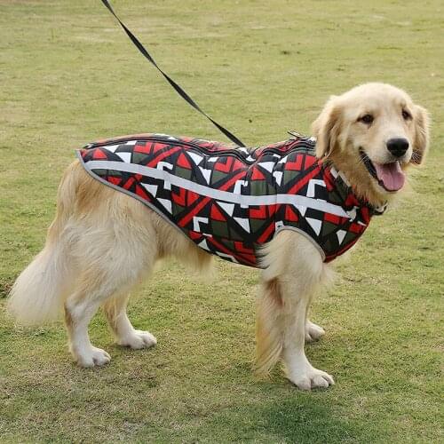 Autumn And Winter Warm Windproof Pet Cotton Clothes for Dogs Winter Clothes for Large Dogs Cotton Vests for Dogs Pet Clothes