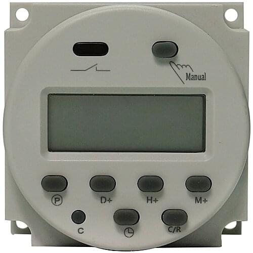 AC 220V Digital LCD Power Programmable Timer Time Switch CN101A- 12V/24V/110V/220V